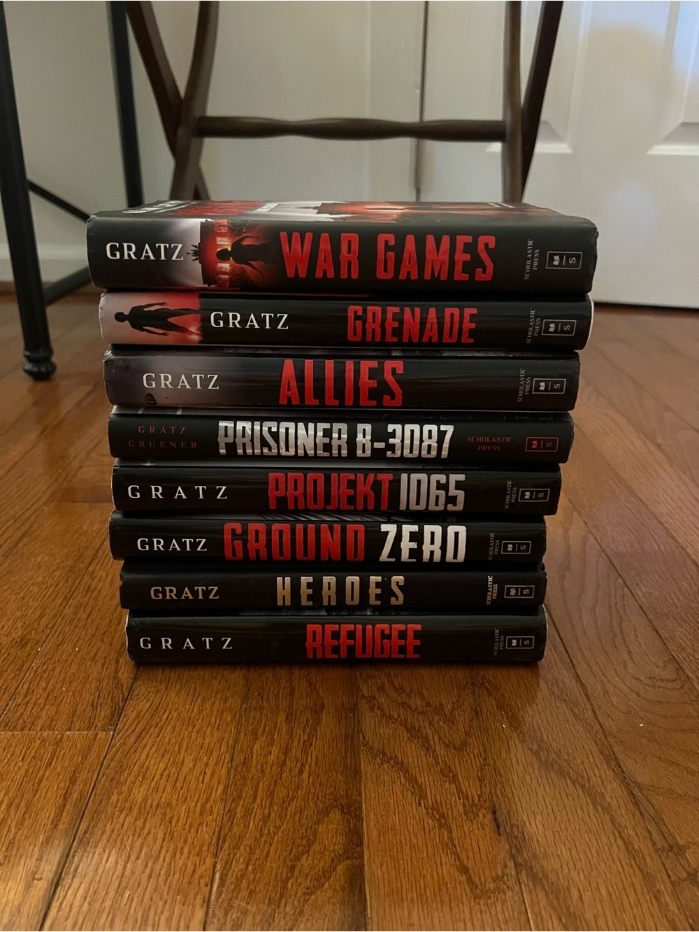 8 Alan Gratz Books lot Heroes Grenade Ground Zero Allies refugee war games more